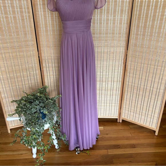 Plum Lavender Formal Prom Dress - Picture 2 of 9